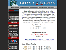 Tablet Screenshot of playmegamillions.info